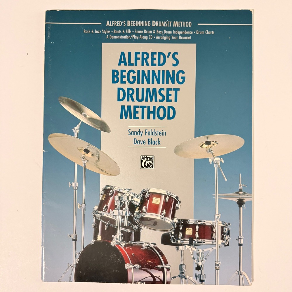 Alfred's Beginning Drumset Method Sandy Feldstein Dave Black Music Book 8965